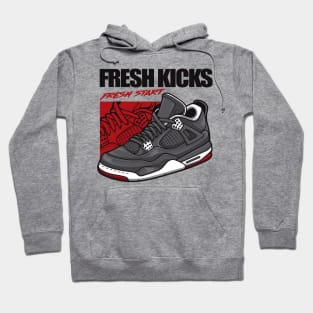 AJ 4 Retro Bred Shoes Hoodie